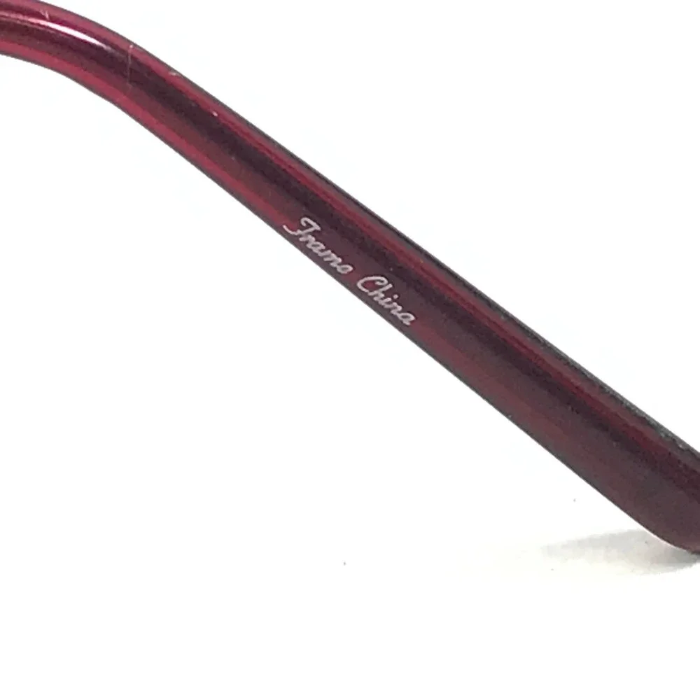 Espirit Petite Eyeglasses Frames 9190 031 Polished Purple Wire Rim 47-18-135